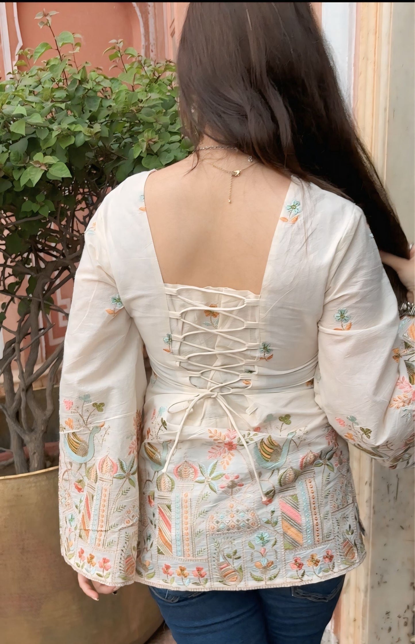 Raas Embroidered Kurti