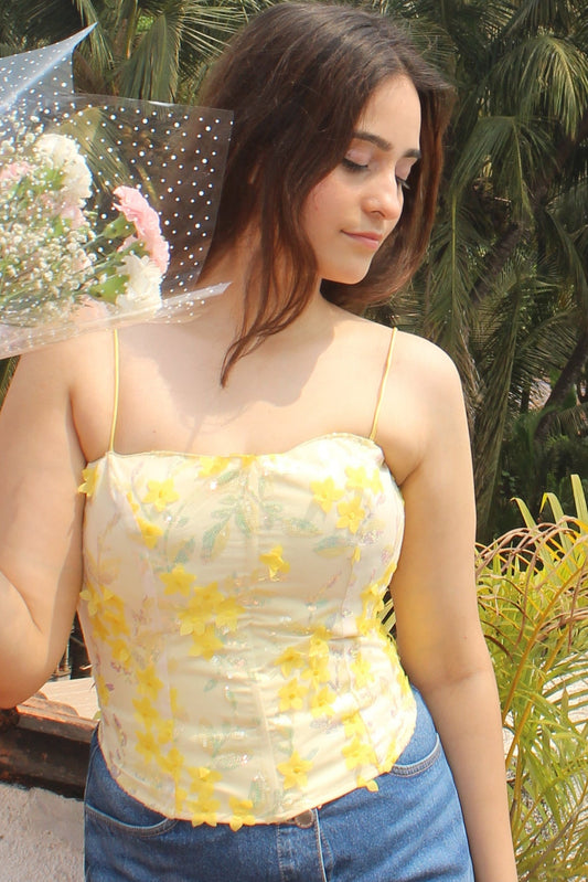 Buttercup corset top