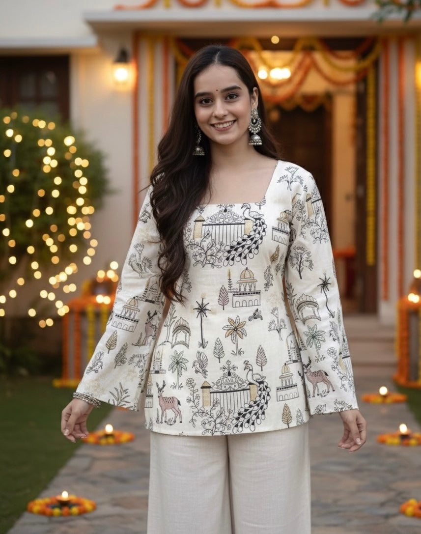 Roop embroidered kurti