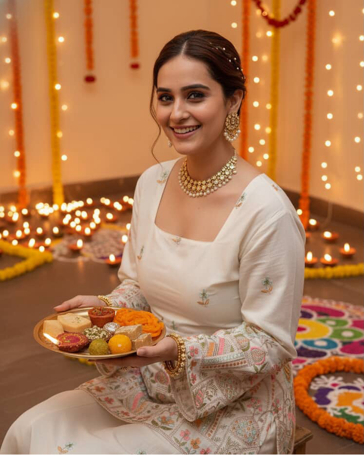 Raas Embroidered Kurti