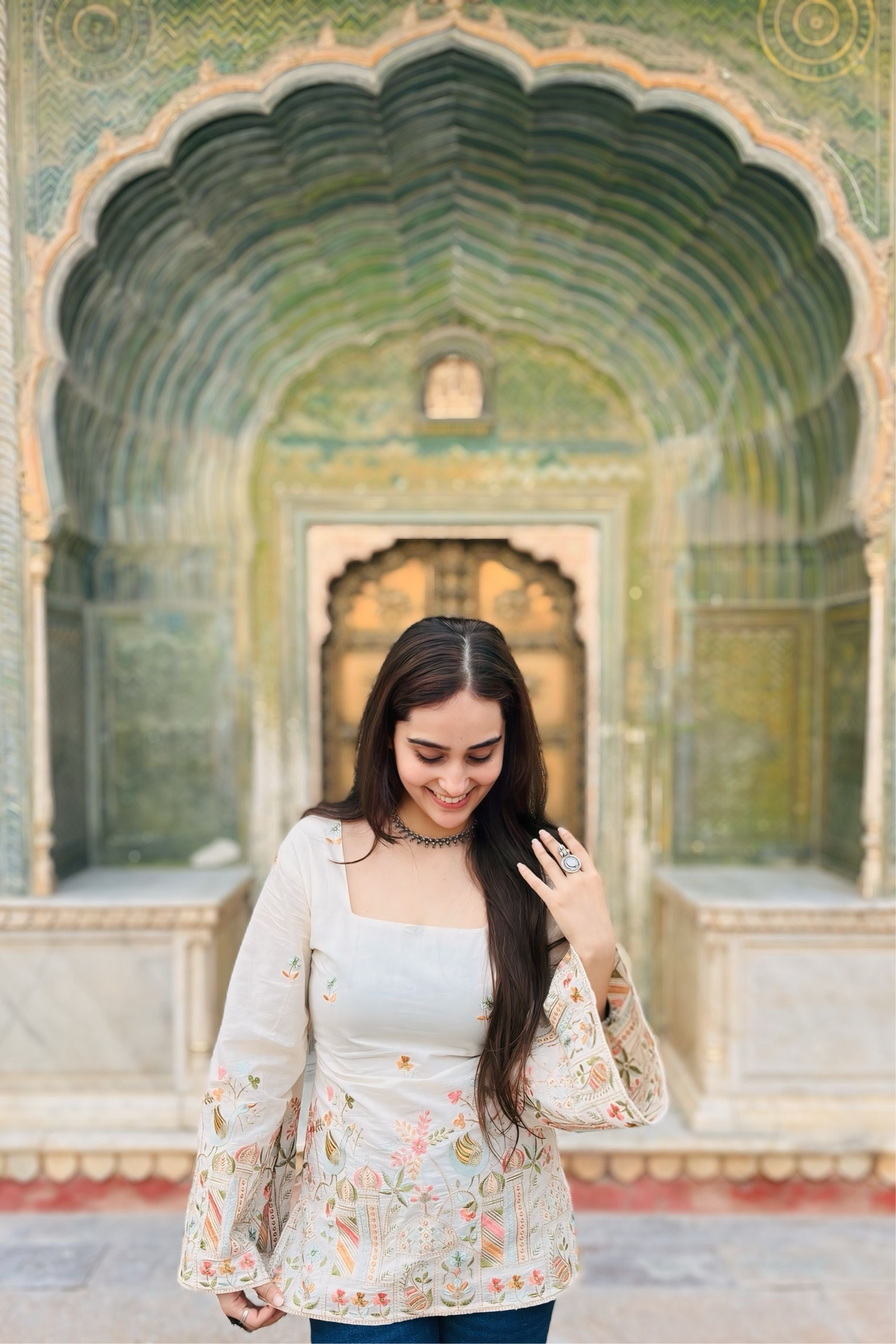 Raas Embroidered Kurti