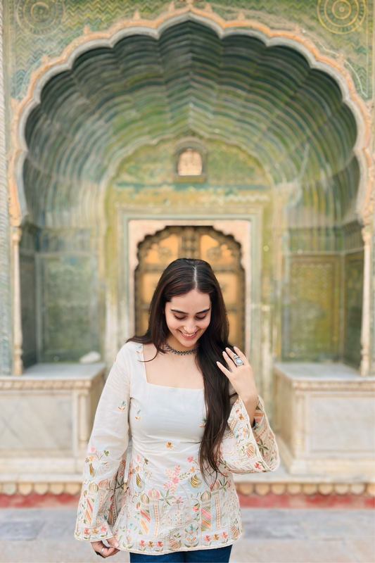 Raas Embroidered Kurti