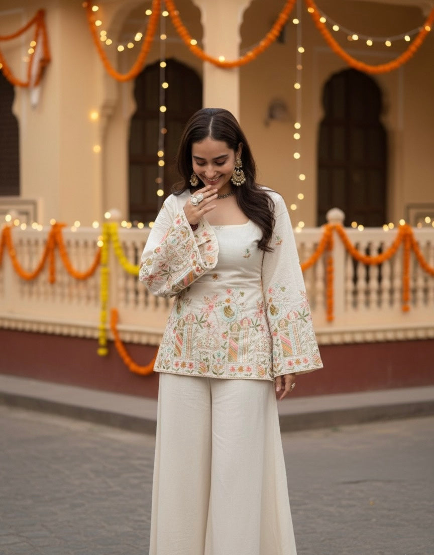 Raas Embroidered Kurti